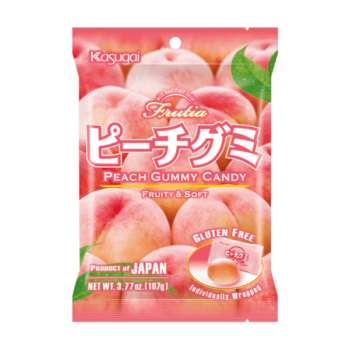 KASUGAI – Bonbon gummy Peach – 107g