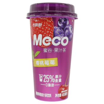 MECO – Boisson au thé et Fruits rouges – 400ml