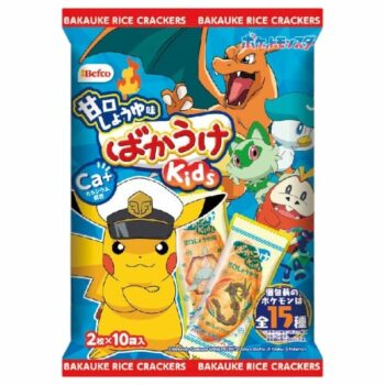 KURIYAMA – Bakauke Pokemon Sweet Shoyu Senbei – 2x 10 sachets