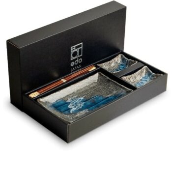 Coffret – Set à sushi Bleu – 6 pièces