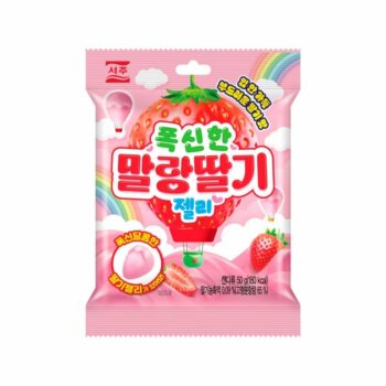 SEOJU – Soft & Fruity Fluffy Gummy Strawberry – 50g