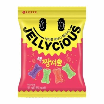 LOTTE [KR] – Jellycious Sour Candy Fruit Flavour – 51g