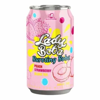 MADAM HONG – Lady Boba Peach & Strawberry BBT – 315ml